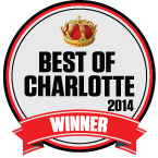 Embed the Best of Charlotte 2014 winner decal for your website